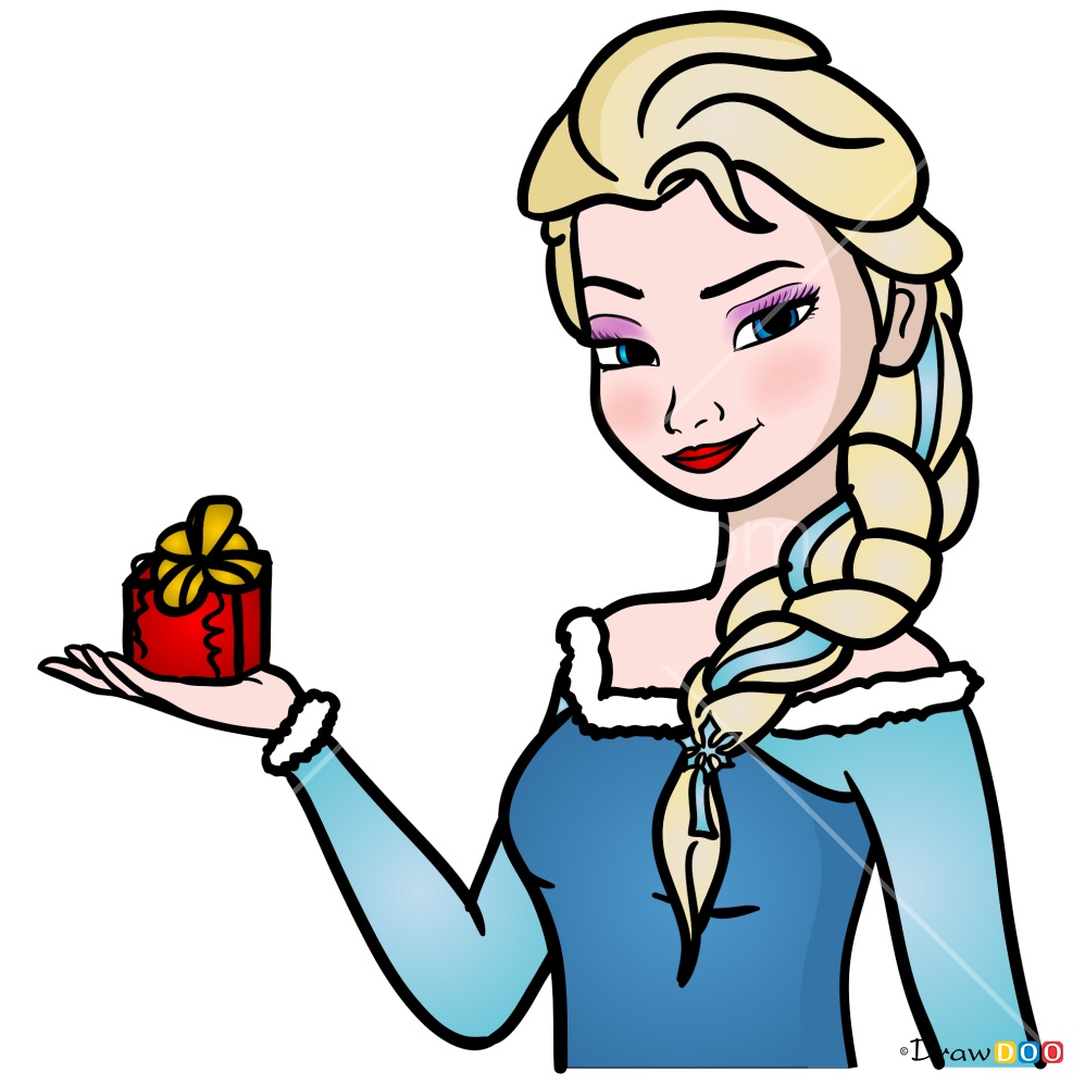 cartoon picture of elsa